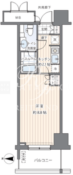 MFPRコート木場公園 810 間取り図