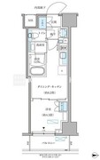 パークアクシス住吉ガーデンスクエア 809 間取り図