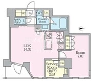 クレストコート東池袋 104 間取り図