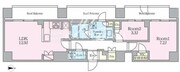 クレストコート東池袋 501 間取り図