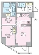 クレストコート東池袋 502 間取り図