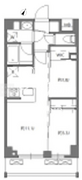 ジニア西馬込アジールコート 105 間取り図