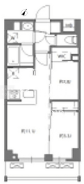 ジニア西馬込アジールコート 105 間取り図