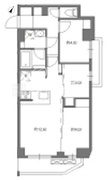ジニア西馬込アジールコート 107 間取り図