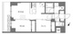 ジニア西馬込アジールコート 409 間取り図