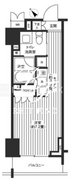 レジディア渋谷 1103 間取り図