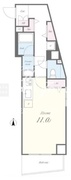 ルーツ中野坂上 1002 間取り図