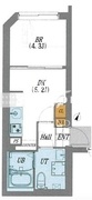 ルオーレ板橋本町 301 間取り図