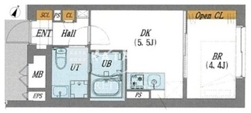 ルオーレ板橋本町 302 間取り図