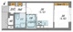 ルオーレ板橋本町 302 間取り図