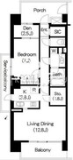 ブリリアイスト三軒茶屋 B-213 間取り図