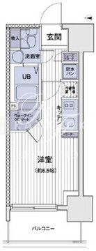 エスティメゾン大島 708 間取り図