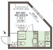 ココキューブ武蔵新田 302 間取り図