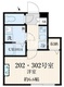 アグライア品川中延 202 間取り図