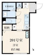 アグライア品川中延 401 間取り図