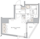 NJKマーキス表参道 401 間取り図