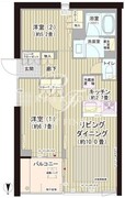 ガーデニエール砧ウエスト 420 間取り図