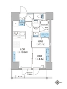 クレヴィアリグゼ蒲田西 1202 間取り図
