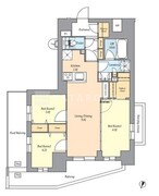テラス荻窪 602 間取り図