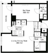 パークアクシス学芸大学 412 間取り図