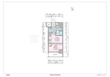 リビオメゾン浅草橋 605 間取り図