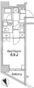 プラウドフラット蒲田2 206 間取り図
