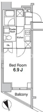 プラウドフラット蒲田2 206 間取り図