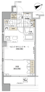 パークハビオ西新宿 606 間取り図