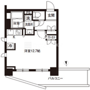 レジディア御茶ノ水 506 間取り図