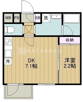 パークキューブ大森山王 318 間取り図