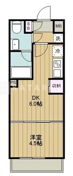パークキューブ大森山王 314 間取り図
