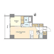 HF北千住レジデンス 301 間取り図
