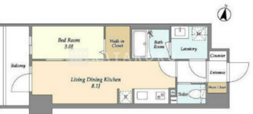 HF北千住レジデンス 304 間取り図