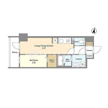 HF北千住レジデンス 503 間取り図