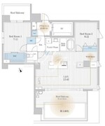 THE AKASAKA RESIDENCE S.O.A-the spirit of akasaka- 1001 間取り図