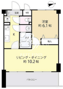 レジディア本郷菊坂プレイス 503 間取り図