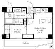 リハイツ長者丸 551 間取り図