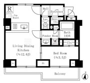 リハイツ長者丸 663 間取り図