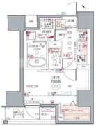 クレヴィスタ板橋 203 間取り図
