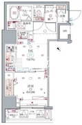 クレヴィスタ板橋 401 間取り図