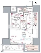 クレヴィスタ板橋 403 間取り図