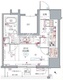 クレヴィスタ板橋 502 間取り図