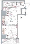 クレヴィスタ板橋 701 間取り図