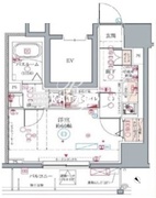 クレヴィスタ板橋 702 間取り図