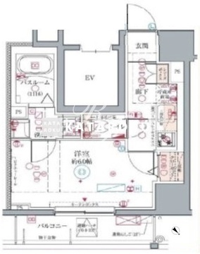 クレヴィスタ板橋 802 間取り図
