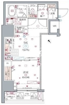 クレヴィスタ板橋 901 間取り図