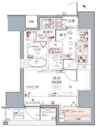 クレヴィスタ板橋 1103 間取り図