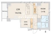 エスセナーリオ中野坂上 402 間取り図