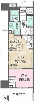 ザ・パークハウス赤羽フロント 703 間取り図