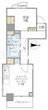 マイプレジール広尾 1001 間取り図